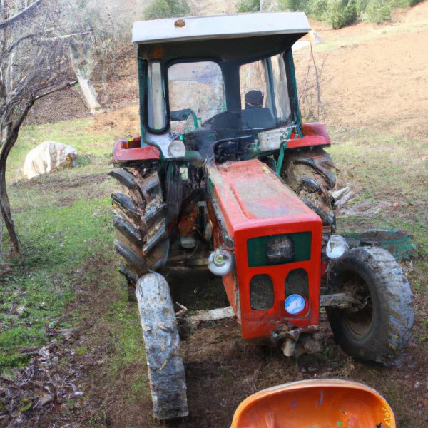 Ruyada Traktor Suren Birini Gormek